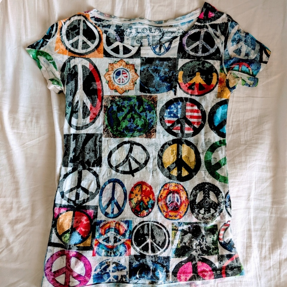 Peace sign t-shirt